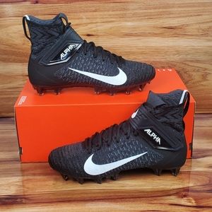 NEW Nike Alpha Menace Elite 2 Black Football Cleats Men's Size 11 AO3374 001